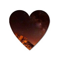 Italy Night Evening Stars Heart Magnet by BangZart