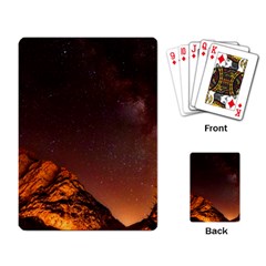 Italy Night Evening Stars Playing Card by BangZart