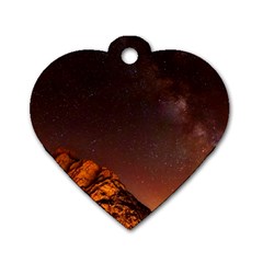 Italy Night Evening Stars Dog Tag Heart (one Side) by BangZart