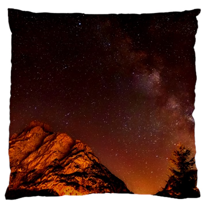 Italy Night Evening Stars Large Flano Cushion Case (Two Sides)