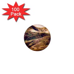 Iceland Mountains Sky Clouds 1  Mini Magnets (100 Pack)  by BangZart