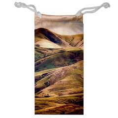 Iceland Mountains Sky Clouds Jewelry Bag by BangZart