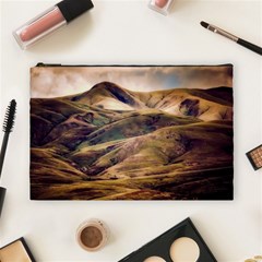 Iceland Mountains Sky Clouds Cosmetic Bag (large)  by BangZart