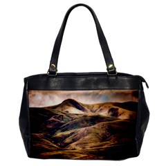 Iceland Mountains Sky Clouds Office Handbags by BangZart