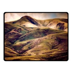 Iceland Mountains Sky Clouds Fleece Blanket (small) by BangZart