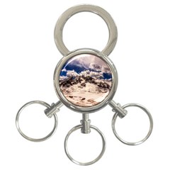 Italy Landscape Mountains Winter 3-ring Key Chains by BangZart