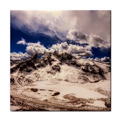 Italy Landscape Mountains Winter Face Towel by BangZart