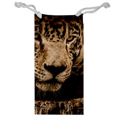 Jaguar Water Stalking Eyes Jewelry Bag by BangZart