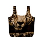 Jaguar Water Stalking Eyes Full Print Recycle Bags (S)  Front