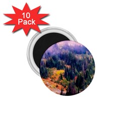 Landscape Fog Mist Haze Forest 1 75  Magnets (10 Pack)  by BangZart