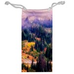 Landscape Fog Mist Haze Forest Jewelry Bag Back