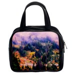 Landscape Fog Mist Haze Forest Classic Handbags (2 Sides) Front