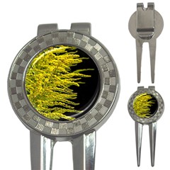 Golden Rod Gold Diamond 3-in-1 Golf Divots by BangZart