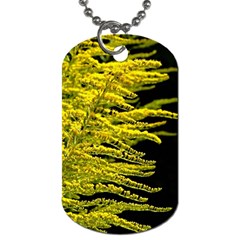 Golden Rod Gold Diamond Dog Tag (one Side) by BangZart