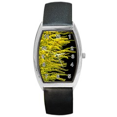 Golden Rod Gold Diamond Barrel Style Metal Watch by BangZart