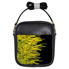 Golden Rod Gold Diamond Girls Sling Bags by BangZart