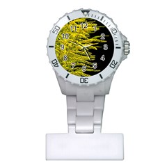 Golden Rod Gold Diamond Plastic Nurses Watch by BangZart