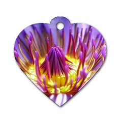 Flower Blossom Bloom Nature Dog Tag Heart (one Side) by BangZart