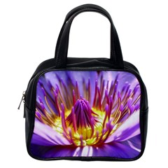 Flower Blossom Bloom Nature Classic Handbags (one Side) by BangZart