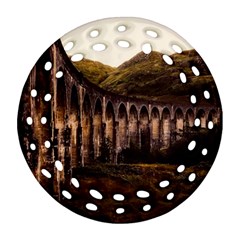 Viaduct Structure Landmark Historic Round Filigree Ornament (Two Sides)