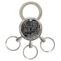 Venice Italy Gondola Boat Canal 3-ring Key Chains by BangZart