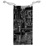 Venice Italy Gondola Boat Canal Jewelry Bag Back