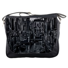 Venice Italy Gondola Boat Canal Messenger Bags by BangZart