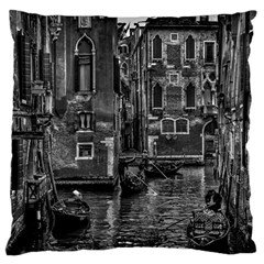 Venice Italy Gondola Boat Canal Large Cushion Case (one Side) by BangZart