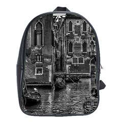 Venice Italy Gondola Boat Canal School Bag (xl) by BangZart