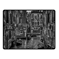 Venice Italy Gondola Boat Canal Double Sided Fleece Blanket (small)  by BangZart