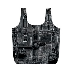 Venice Italy Gondola Boat Canal Full Print Recycle Bags (m)  by BangZart