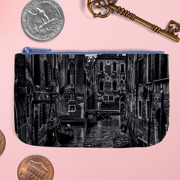 Venice Italy Gondola Boat Canal Large Coin Purse