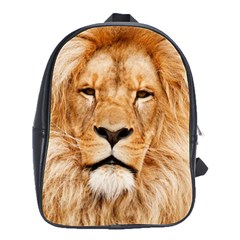 Africa African Animal Cat Close Up School Bag (large) by BangZart