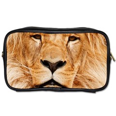 Africa African Animal Cat Close Up Toiletries Bags by BangZart