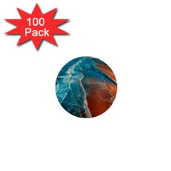 Sea Ocean Coastline Coast Sky 1  Mini Buttons (100 Pack)  by BangZart