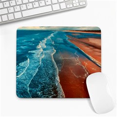 Sea Ocean Coastline Coast Sky Large Mousepads by BangZart