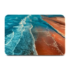 Sea Ocean Coastline Coast Sky Plate Mats by BangZart