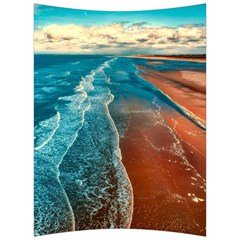 Sea Ocean Coastline Coast Sky Back Support Cushion by BangZart