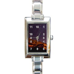 Italy Cabin Stars Milky Way Night Rectangle Italian Charm Watch by BangZart