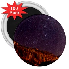 Italy Cabin Stars Milky Way Night 3  Magnets (100 Pack) by BangZart