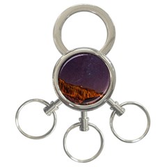 Italy Cabin Stars Milky Way Night 3-ring Key Chains by BangZart