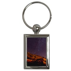 Italy Cabin Stars Milky Way Night Key Chains (rectangle)  by BangZart