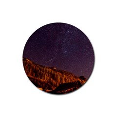 Italy Cabin Stars Milky Way Night Rubber Round Coaster (4 Pack)  by BangZart