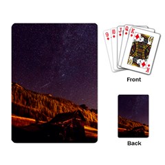 Italy Cabin Stars Milky Way Night Playing Card by BangZart