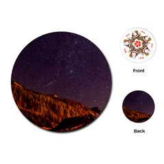 Italy Cabin Stars Milky Way Night Playing Cards (round)  by BangZart