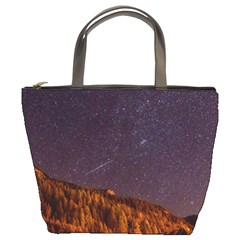 Italy Cabin Stars Milky Way Night Bucket Bags by BangZart