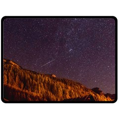 Italy Cabin Stars Milky Way Night Fleece Blanket (large)  by BangZart