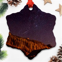 Italy Cabin Stars Milky Way Night Ornament (snowflake) by BangZart