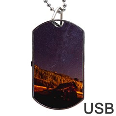 Italy Cabin Stars Milky Way Night Dog Tag Usb Flash (one Side) by BangZart