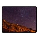 Italy Cabin Stars Milky Way Night Double Sided Fleece Blanket (Small)  45 x34  Blanket Back